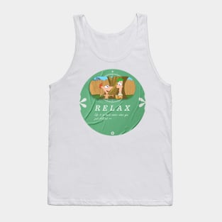 Phineas and Ferb chill out 03 Tank Top